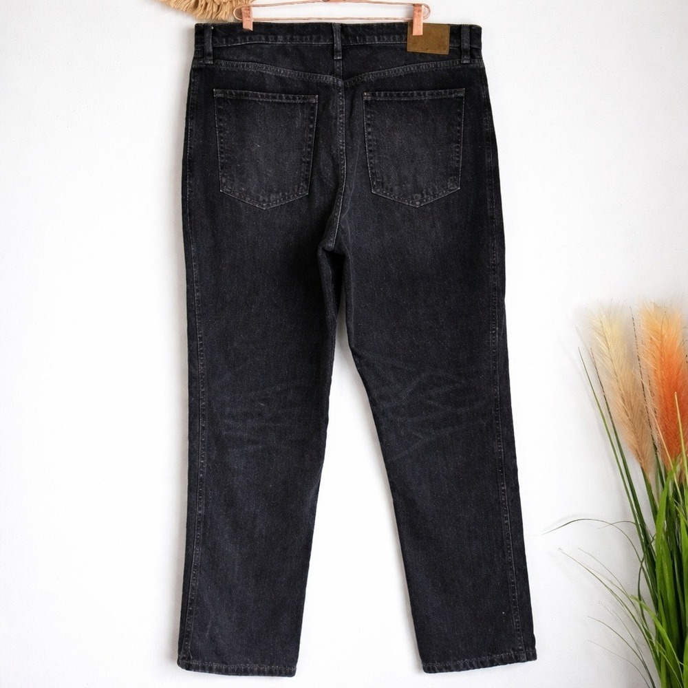 Banana Republic NEW Ranger Washed Black Straight Leg Jeans Womens SZ 33 Western - Picture 4 of 14
